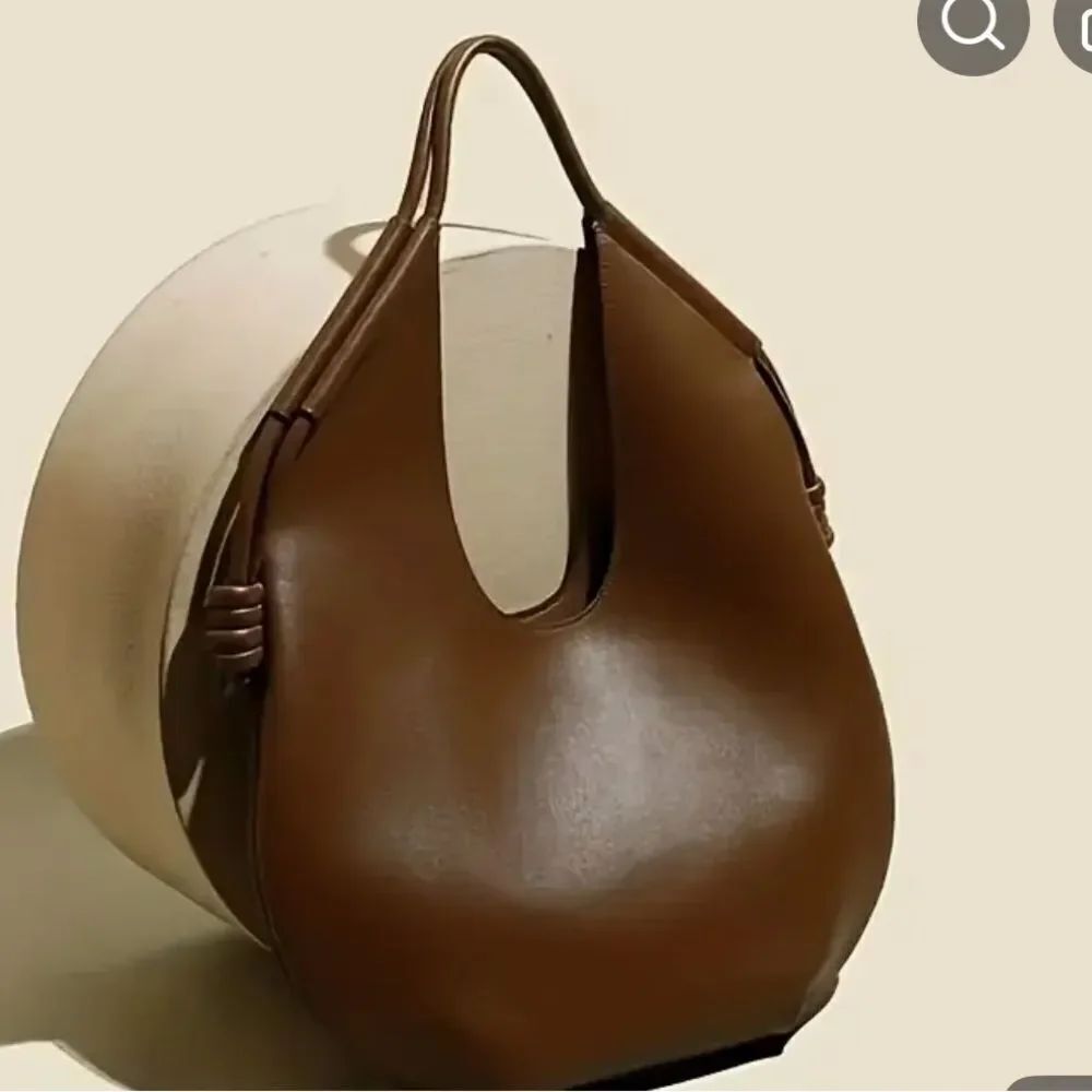 Amazon Elegant Brown PU Shoulder Bag